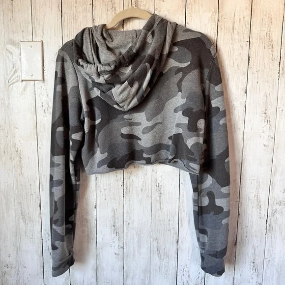 Hollister Cami Hoodie crop. For women. Size S - Picture 3 of 5